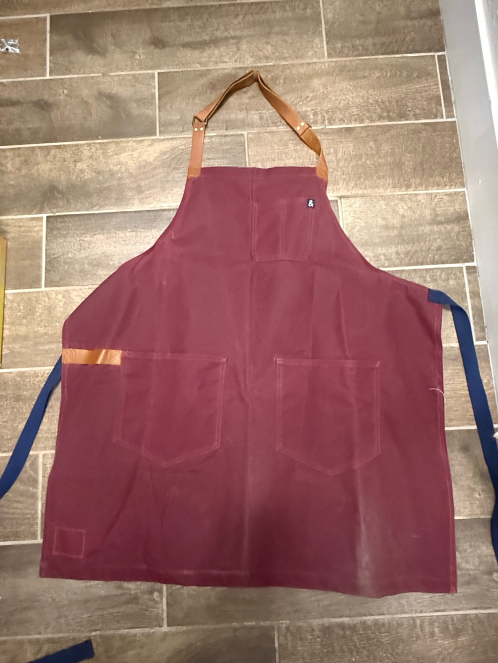 Hedley & Bennett Burgundy Apron